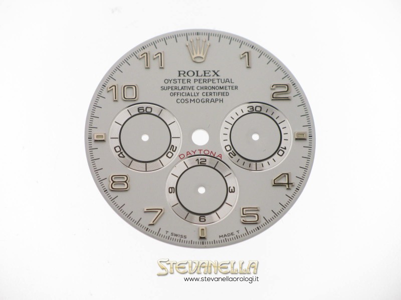 Quadrante Rolex Daytona bianco arabi Trizio ref. 16519 16520 nuovo n. 1619